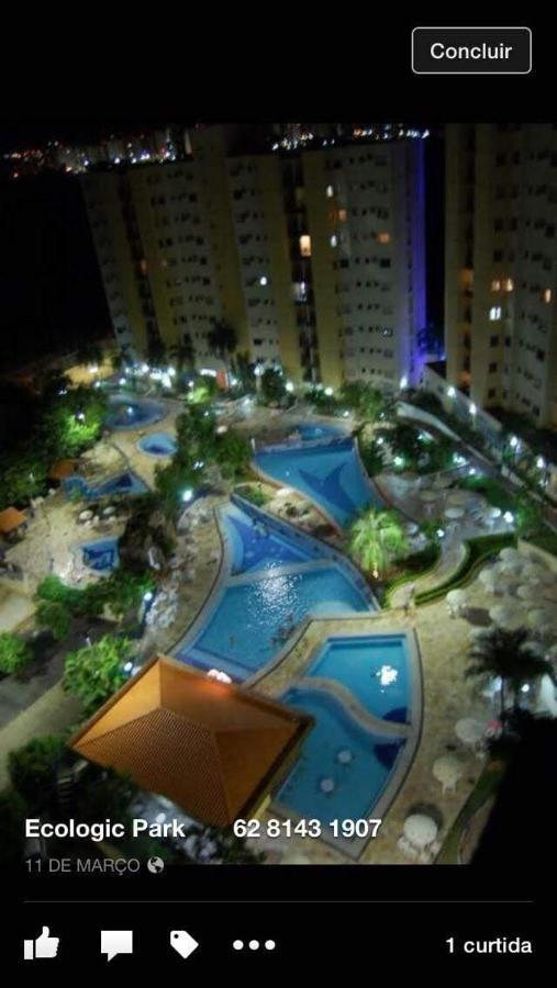 Ecologic Park Ap 2 Quartos Para 7 Pessoas 1Park Aquatico 10 Piscinas Termais Caldas Novas Exteriér fotografie